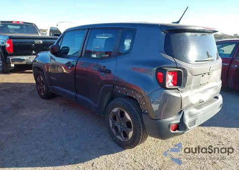 2016 Jeep Renegade Sport from USA, damaged, VIN ZACCJAAW8GPC63201